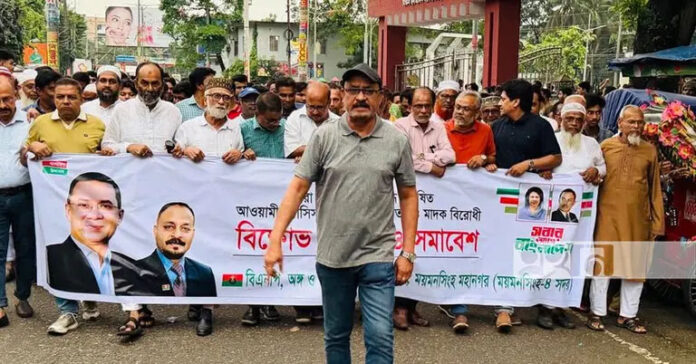 বিএনপি বিক্ষোভ মিছিল